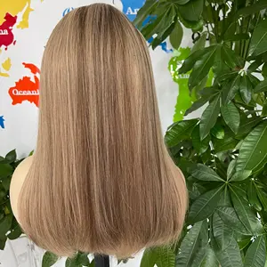 Hot Selling Jewish Wig Silk Top Wigs Long Wigs Virgin Human Hair European Brazilian Hair Long Light Brown Swiss Lace 60 Inch
