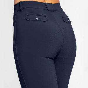 Top Quality Tech Riding Leggings Anti Slip Jodhpurs With Two Zipper Pockets Sports Ladies <strong>Fleece</strong> Equestrian Breeches - Product Image 1