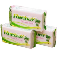 Vente en gros de savon de bonne qualité, 200g de coton blanc, barre à usages multiples pour le linge