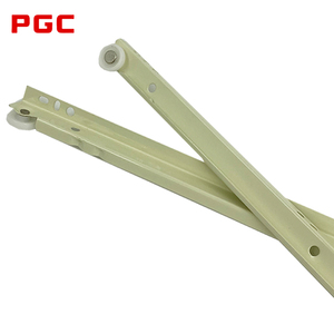 12Inch <span class=keywords><strong>Nylon</strong></span> Con Lăn Kênh Dưới Gắn Tự Đóng Cửa Bóng Ngăn Kéo Trượt Kim Loại Ngăn Kéo Sơn Bột Trượt - Product Image 6