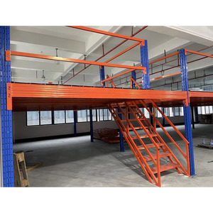 Nhiệm vụ nặng nề GIá hỗ trợ tầng lửng kho thép Loft nền tảng đa cấp lưu trữ gác mái giá tùy chỉnh thực hiện hệ thống - Product Image 5