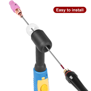 10 unidades de cabezales de electrodo de tungsteno de torio de 175 mm, color rojo, tipo aguja, para máquina de soldadura TIG con función TIG - Product Image 4