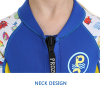 Combinaisons personnalisées pour tout le corps avec fermeture éclair frontale natation 2.5mm néoprène plongée surf combinaison pour enfants