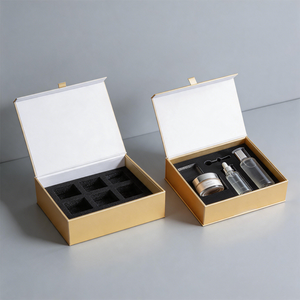 Caja <span class=keywords><strong>de</strong></span> Regalo <span class=keywords><strong>de</strong></span> Cartón Rígido con Tapa Plegable <span class=keywords><strong>de</strong></span> Lujo, Impresión Personalizada, para Cosméticos, Cuidado <span class=keywords><strong>de</strong></span> la Piel, Crema, Esencia, Kit <span class=keywords><strong>de</strong></span> Belleza, con Inserto - Product Image 1