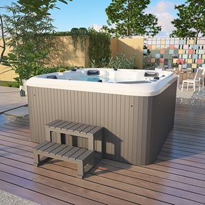 Virpol moderne 5 personnes Balboa américain acrylique bain à remous extérieur Jacuzzier Villa fête baignoire Massage debout bain à remous <span class=keywords><strong>Spa</strong></span> - Product Image 4