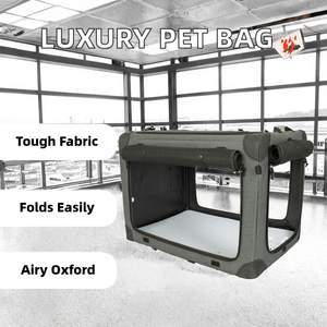 बिल्लियों और कुत्तों के लिए थोक हवादार पोर्टेबल पालतू यात्रा वाहक - Product Image 3