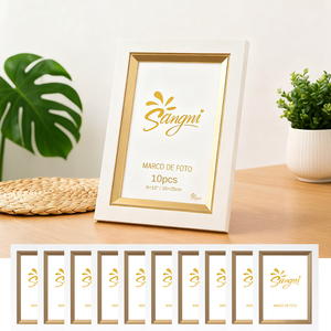 Nhãn hiệu riêng số lượng lớn MDF Hiện đại giá rẻ tùy chỉnh 4 bởi 6 <span class=keywords><strong>4x6</strong></span> 5x7 8x10 bán buôn trắng hai mặt dày kính bảng hình ảnh khung - Product Image 2