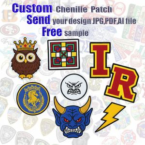 Parches Bordados Personalizados de Chenilla con Lentejuelas, Patrón de Letras Inglesas Termoadhesivos, Borde Cortado con Láser, Textura Suave y Duradera, para Hermandades - Product Image 6