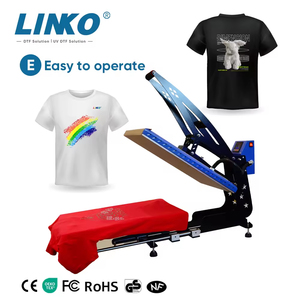 LINKO Freesub 簡単操作昇華型ヒートプレス機 5 in 1 手動ヒートプレス機 Tシャツ用 - Product Image 3