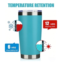20oz termos vasos original tasses en acier inoxydable gobelets en gros en vrac bouteille d'eau tasse à café boisson bouteille refroidisseur