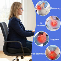 Coussins de siège ergonomiques orthopédiques en mousse à mémoire de forme, anti-pression, pour une assise longue sans fatigue et le soulagement de la sciatique – Vente chaude directe usine