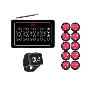 Nhà hàng máy nhắn tin không thấm nước breakproof bồi bàn dây đeo cổ tay Đồng hồ máy nhắn tin không dây hệ thống gọi điện thoại - Product Image 1