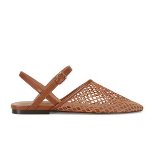 Zapatos Planos de <span class=keywords><strong>Mujer</strong></span> con Hebilla y Malla, Estilo Mary Jane, Cómodos, Casuales, de Red, Bailarinas, con Tira Trasera, Punta Cuadrada - Product Image 2