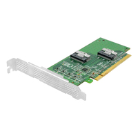 Adaptateur Linkreal LRNV9F14 PCI Express 4.0 X16 vers deux SlimSAS SFF-8654 8i