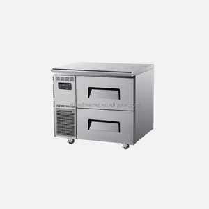 Réfrigérateur commercial pratique à 6 portes sous comptoir, refroidissement par air, tiroirs réfrigérés, dégivrage automatique, contrôle numérique pour comptoir - Product Image 5