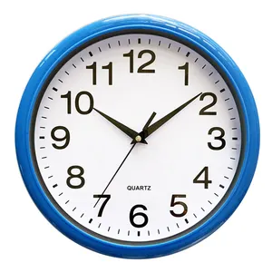 10 Inch New Arrival Promotion Cheapest Discount Round Face Quartz Wall Clocks