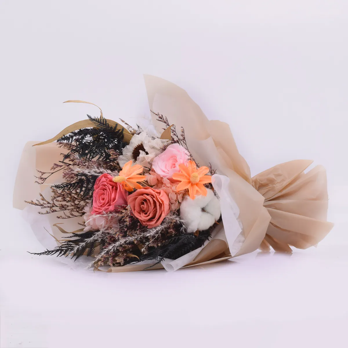 Us Store Hot Sale Artifical Dried Flowers Bouquet And Plants Customize Wedding Bridal Bouquets Floresor Artificiales Fake Flower