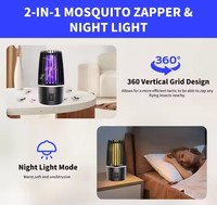 Lampe anti-moustiques électrique domestique rechargeable par USB, LED, indice IP44, piège à insectes, tue-moustiques, lumière blanche chaude pour intérieur