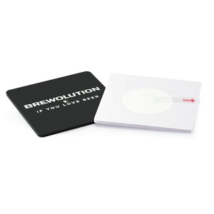 Trọng lực-cảm biến vuông cao su cup Mat Coaster với LED ánh sáng cho bar Câu lạc bộ Đêm Giáng sinh bên - Product Image 6