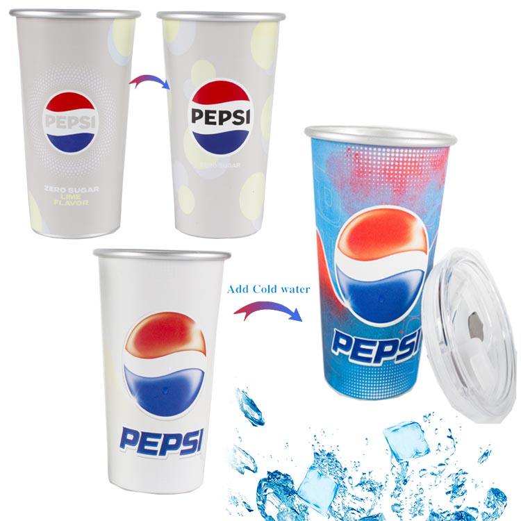 Tasse à changement de couleur