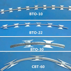 <span class=keywords><strong>Alambre</strong></span> de púas <span class=keywords><strong>tipo</strong></span> <span class=keywords><strong>concertina</strong></span> galvanizado BTO-22, rollos de <span class=keywords><strong>alambre</strong></span> de púas anti-escalada, precio rentable - Product Image 5