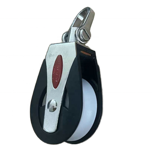 304 in acciaio inossidabile cavo marino singola puleggia 6-8mm blocco girevole in Nylon guaine 40mm sartiame nave Kayak Yacht barca Hardware - Product Image 6