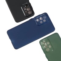 Coque de téléphone portable mate en TPU antichoc ultra-fine avec poignée, design uni givré, vente en gros du fabricant