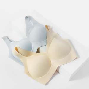 Vente en gros d'usine Soutien-gorge sans couture aux acides aminés avec bretelles convertibles Lingerie confortable de style gilet sexy sans fil mince et solide - Product Image 6