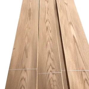 Vendita calda naturale impiallacciatura di legno massiccio resistenza alla corrosione In legno di Quercia Rossa impiallacciatura per pannello di parete Interna decorazione di mobili