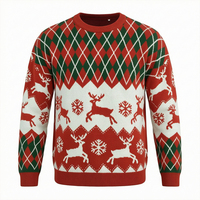 Pull tricoté vintage à motif floral pour homme, boutonné, style décontracté et chaud, idéal pour l'hiver, design tendance, vente en gros, faible MOQ, ODM