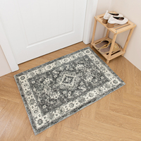 Tapis de salon de luxe léger, style européen, épaissi, grand canapé, table basse, tapis de chambre à coucher sculpté à la main