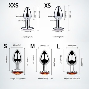 <span class=keywords><strong>Plug</strong></span> <span class=keywords><strong>anal</strong></span> en métal en forme de cœur, pour femme, <span class=keywords><strong>SM</strong></span>, extenseur sexuel, accessoires sexuels pour adultes, étanche, JiaYi JY-0178 - Product Image 2