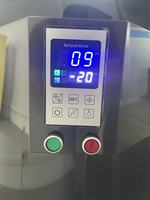 CE Hasgen 12pan Commercial Italian -18 -20 ° Vitrine de présentation rotative italienne pour crème glacée et gelato, modèle C Curve