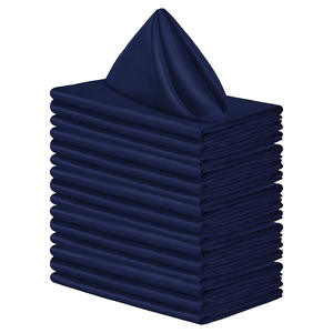 Vente en gros <span class=keywords><strong>de</strong></span> serviettes <span class=keywords><strong>de</strong></span> cuisine en polyester 50x50cm torchons en tissu carré pour la décoration <span class=keywords><strong>de</strong></span> banquet Baby Shower Dîner Mariage en plein air - Product Image 5