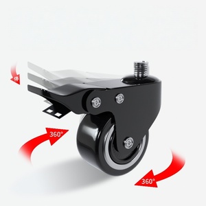 Đen phổ Chiều cao có thể điều chỉnh TV gắn kết xe nặng nhiệm vụ giữ lên đến 300kg TV khán đài xe cho 60-120 inch lớn Bảng điều chỉnh màn hình - Product Image 4