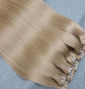 Cheveux vietnamiens bruts double dessin os droit extension de cheveux humains trame de cuticules alignées paquet de cheveux humains 6-24 pouces - Product Image 3