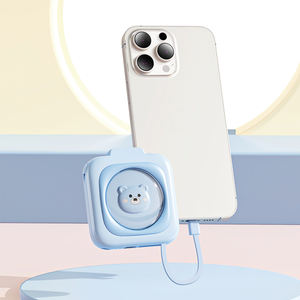 <span class=keywords><strong>พา</strong></span><span class=keywords><strong>ว</strong></span><span class=keywords><strong>เวอร์</strong></span><span class=keywords><strong>แบงค์</strong></span>ขนาดเล็กแบบพก<span class=keywords><strong>พา</strong></span>10W 10000ดีไซน์<span class=keywords><strong>น่า</strong></span><span class=keywords><strong>รัก</strong></span>สถานีชาร์จสายในตัวสำหรับการเดินทาง - Product Image 3