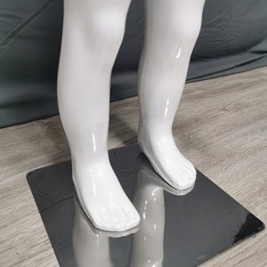 หุ่นพลาสติกสีขาวสำหรับเด็ก,หุ่นแสดงขนาดเสื้อผ้ายืดหยุ่นได้ - Product Image 3