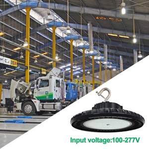 OSTEK 150W UFO Luminaire haute baie 5000K Couleur IP65 1-10V Dimmable pour LED pour éclairage extérieur de grange-Durable Divers - Product Image 5