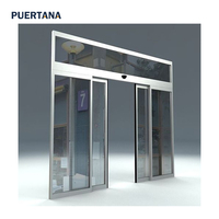 Porte de secours automatique en aluminium coulissante anti-panique