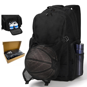 Zaino Professionale Unisex per Basket con Doppio Scomparto per Palloni, Scomparti per Vestiti Bagnati e <span class=keywords><strong>Scarpe</strong></span>, Tasche Termiche per Sport - Product Image 1