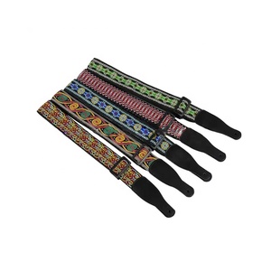 Correa de <span class=keywords><strong>Guitarra</strong></span> Jacquard de Alta Calidad, Nueva Moda, Fabricada con Cinta de Poliéster 100%, 38x120cm, Beige/Gris/Café, Hebilla Metálica - Product Image 1