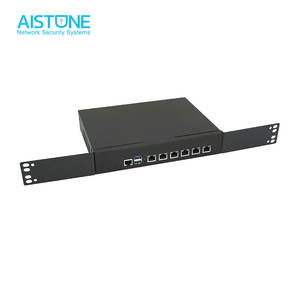 Dispositivo de red AISTONE con 6 NICs 2.5 GbE, router empresarial 1U para montaje en rack, router de 6 puertos LAN con firewall - Product Image 1
