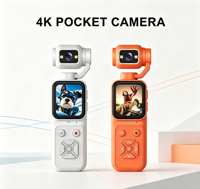 Kamera Aksi 4K yang Mampu Menggunakan PC-CAM Layar IPS 1,69 inci 180 °   Lensa yang Dapat Diputar Mendukung Kartu SD 512GB OEM Dapat Disesuaikan