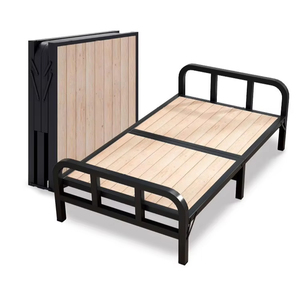 Cama Plegable <span class=keywords><strong>para</strong></span> Uso Doméstico, Cama Individual/Doble <span class=keywords><strong>de</strong></span> Madera, Cama <span class=keywords><strong>de</strong></span> Hierro <span class=keywords><strong>para</strong></span> Habitación <span class=keywords><strong>de</strong></span> <span class=keywords><strong>Alquiler</strong></span>, Diseño Ahorrador <span class=keywords><strong>de</strong></span> Espacio <span class=keywords><strong>para</strong></span> Dormitorio <span class=keywords><strong>de</strong></span> Adultos - Product Image 1