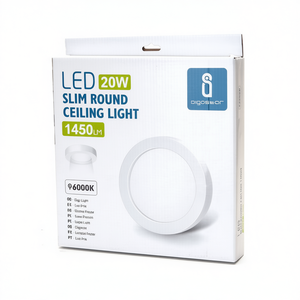 Plafoniera LED Rotonda Sottile 20W 6000K Luce Diurna 1450LM DigoStar - Product Image 2