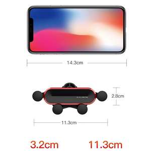 Support de téléphone portable pour voiture, fixation sur grille d'aération, matériau ABS flexible, pour 13/12 Pro, pour GPS - Product Image 6