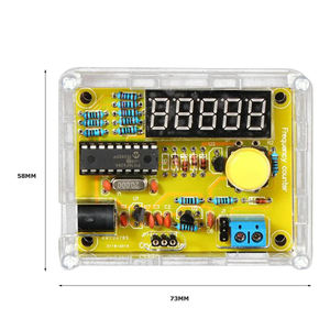 Contador de frecuencia de oscilador de cristal de 1Hz-50MHz, medidor de frecuencia de pantalla de 5 dígitos con carcasa, Kits de bricolaje - Product Image 6