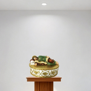 Sleeping <strong>St</strong>. <strong>Joseph</strong> <strong>Statue</strong> Handmade Hand-painted Trinket Desktop Decorative Box Religious Catholic Home Decor Memorial Gift - Product Image 5