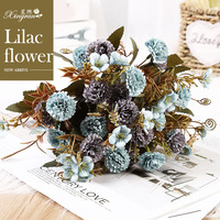 Bouquet de fleurs artificielles 6 couleurs en gros d'usine pour la décoration intérieure fournitures de mariage noël pâques dos école nouvel an chinois